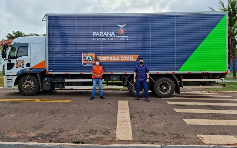 Município recebe auxílio da Defesa Civil do Paraná para recuperar danos causados pelo Temporal Climático em 29 de maio